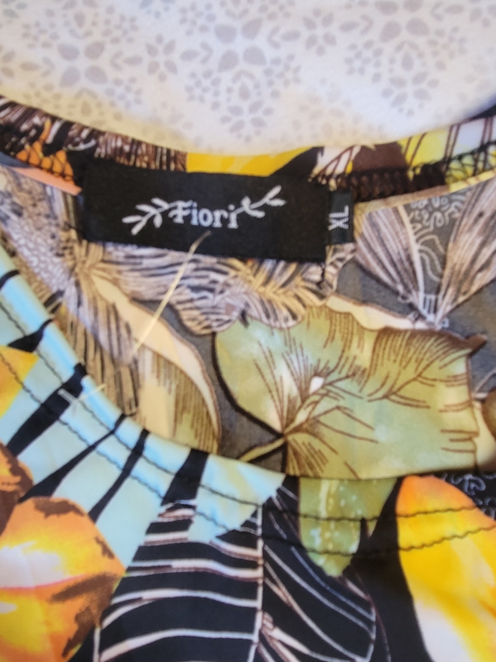 Tropical Floral Fit And Flare with Bright Blooms - By Fiori - Picture 2 of 3